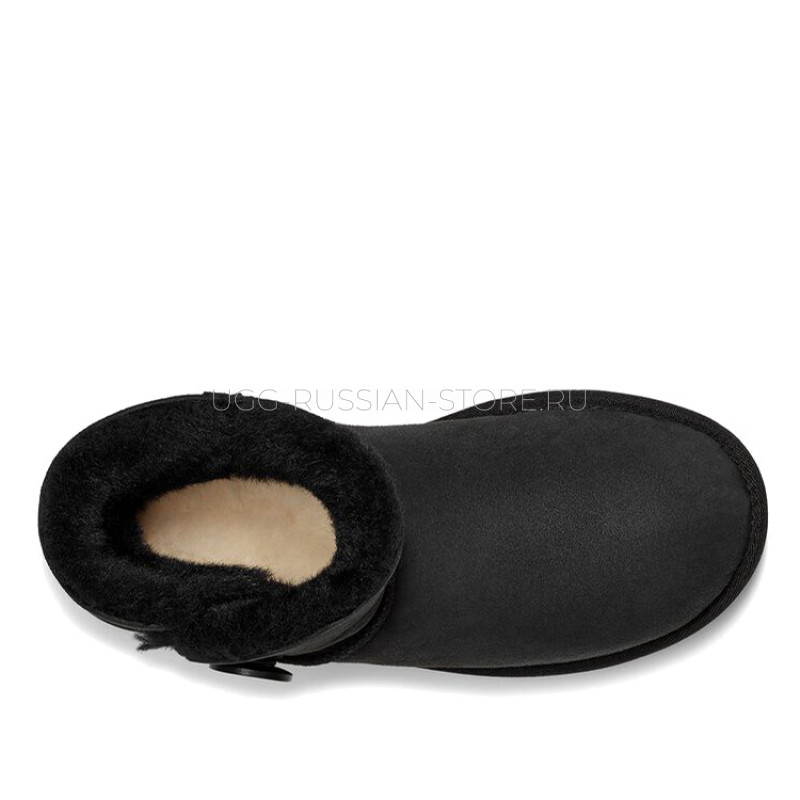 UGG Mini Mini Bailey Button Black 22