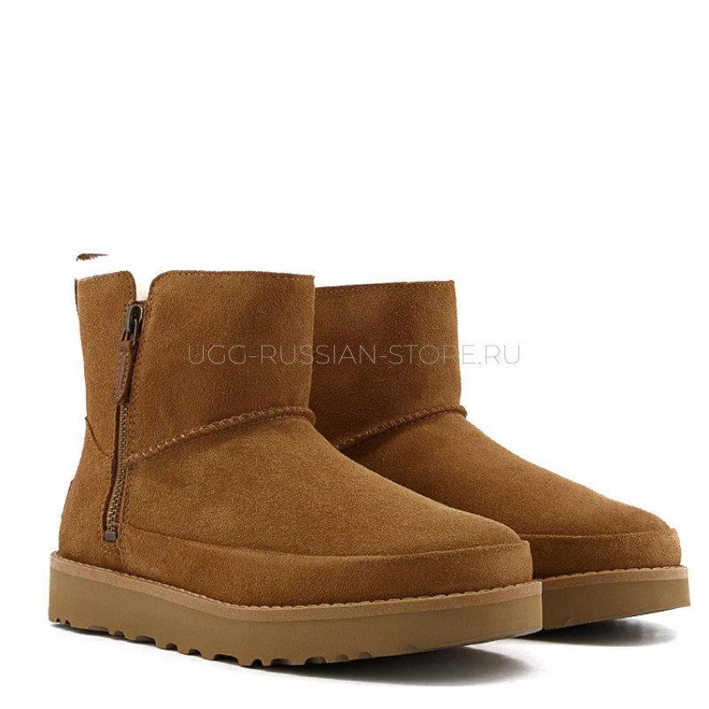 Classic Zip Mini Suede 22