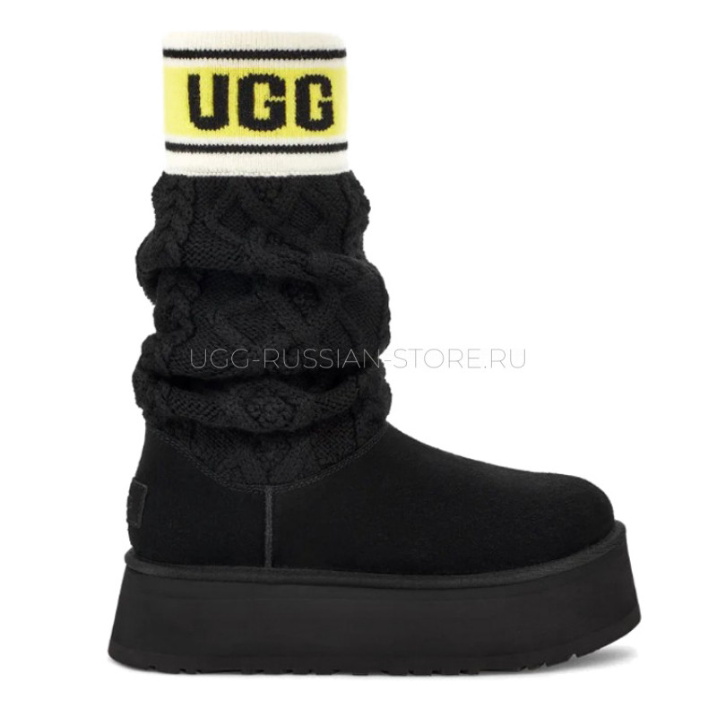 Classic Sweater Letter Black 11