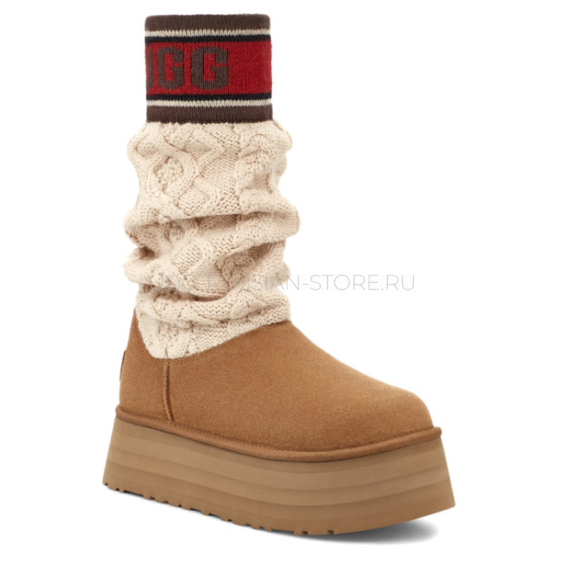 Classic Sweater Letter Chestnut 22