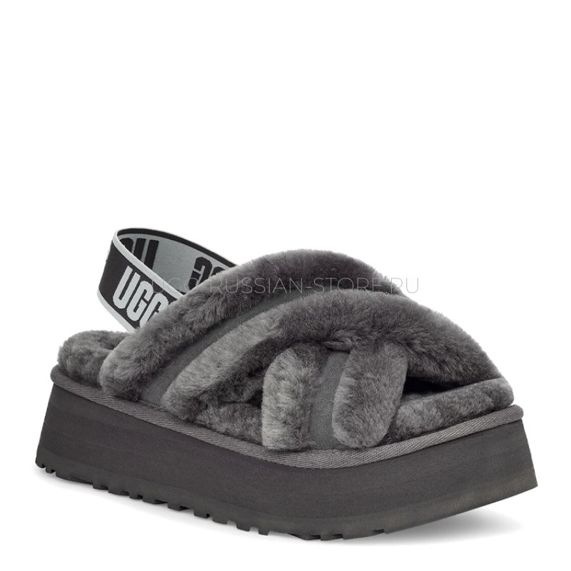 Ugg Disco Color Slide Charcoal 22
