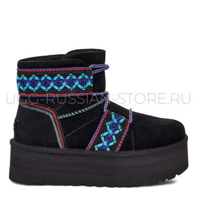 Classic Mini II Braid Platform Black