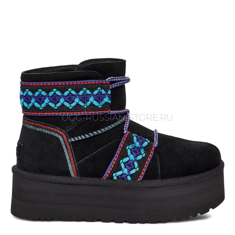 Classic Mini II Braid Platform Black 11