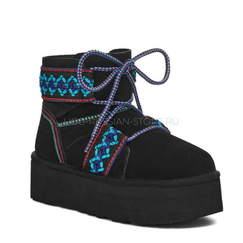 Classic Mini II Braid Platform Black 22