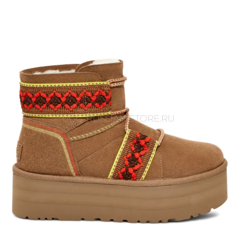 Classic Mini II Braid Platform Chestnut 11