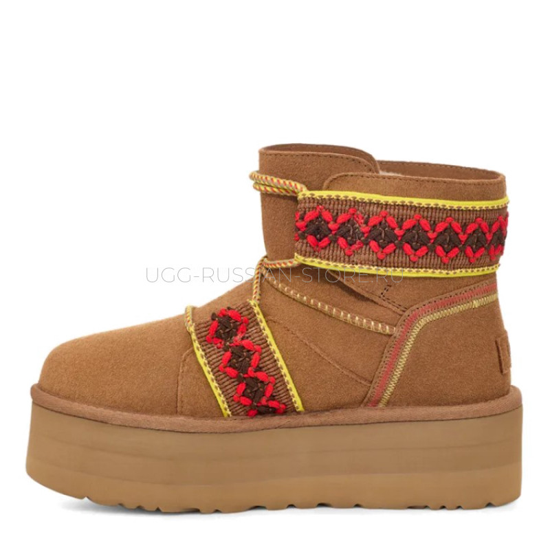 Classic Mini II Braid Platform Chestnut 22