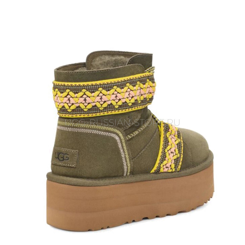 Classic Mini II Braid Platform Olive 22