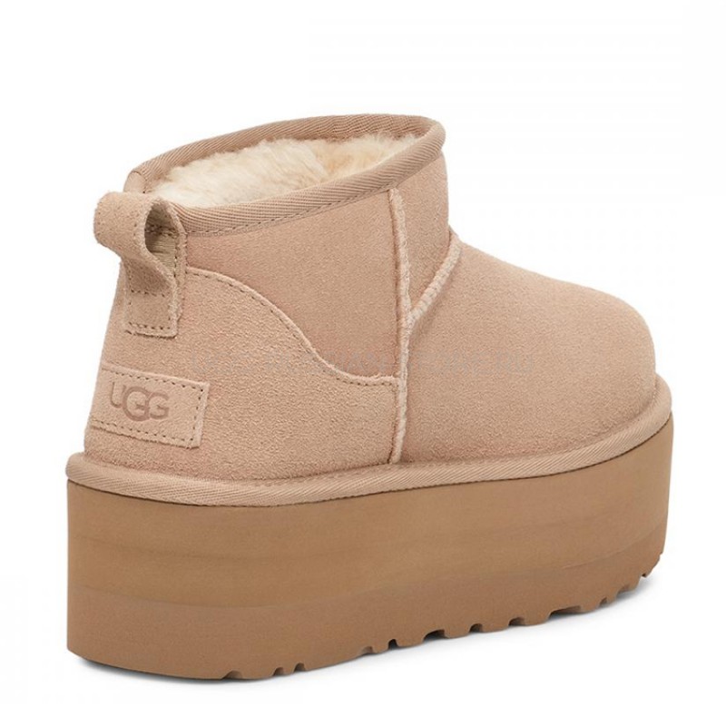 UGG Ultra Mini Platform Boot Sand 22