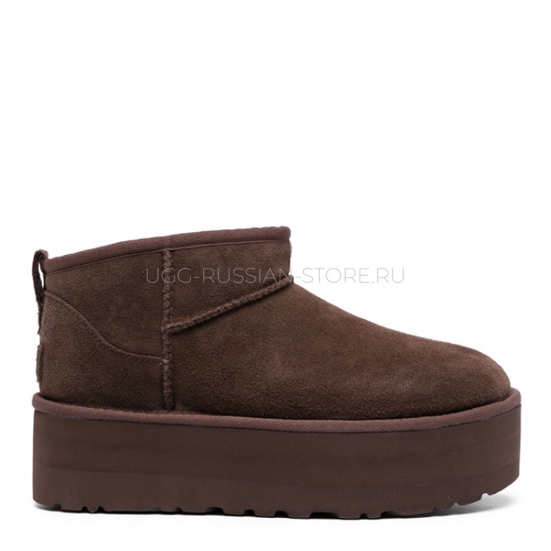UGG Ultra mini Platform Chocolate 11