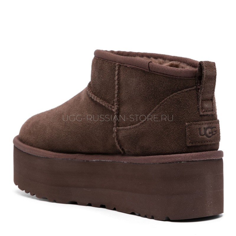 UGG Ultra mini Platform Chocolate 22