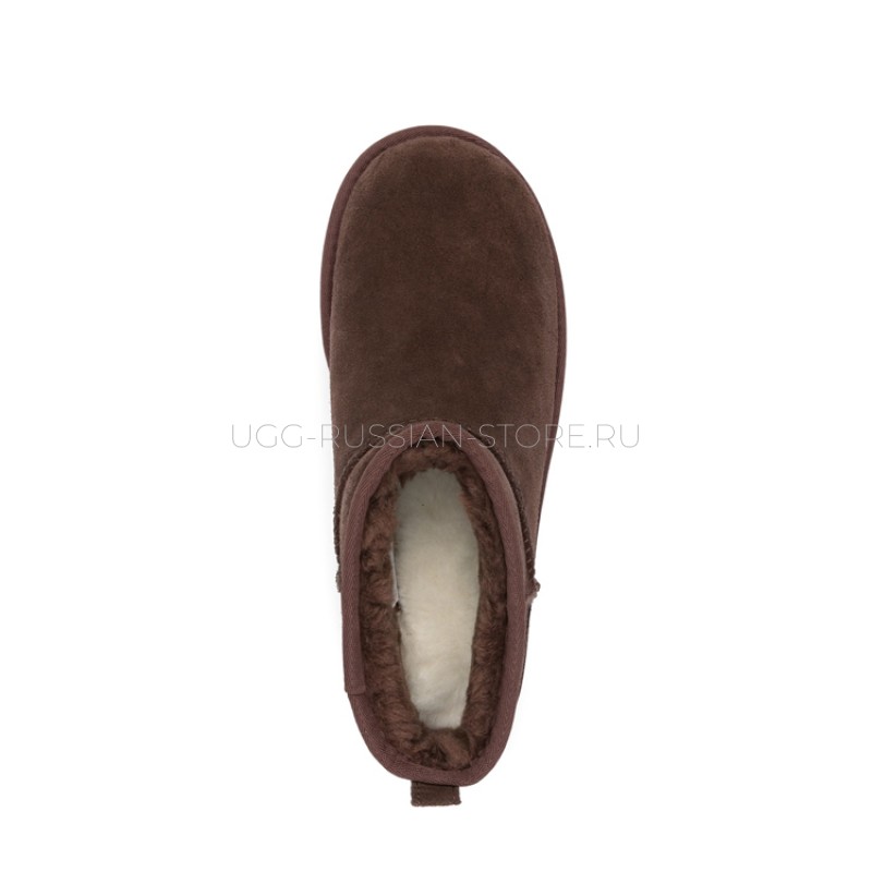 UGG Ultra mini Platform Chocolate 22