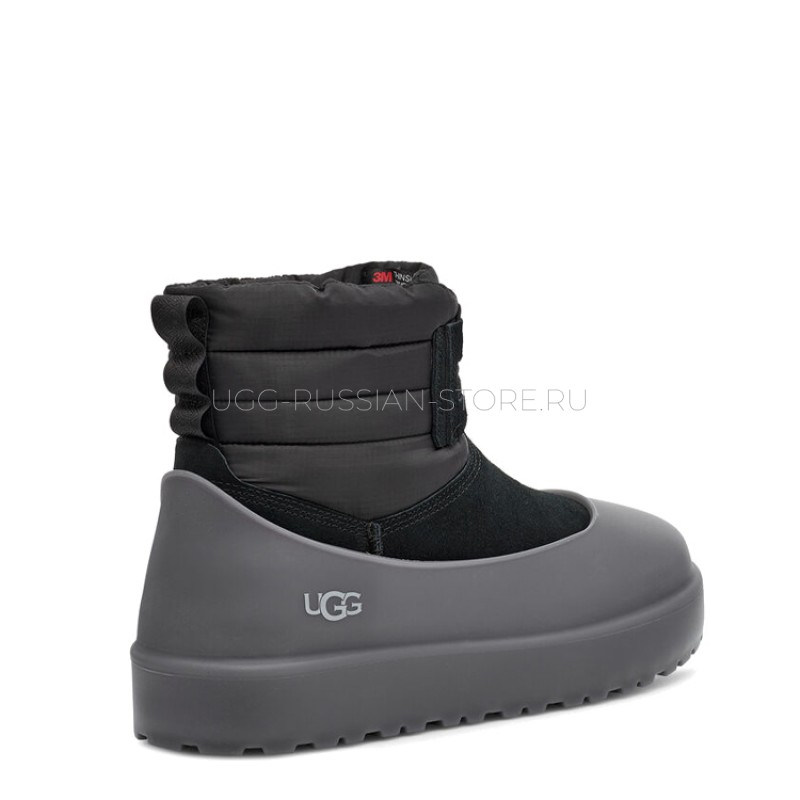 UGG Mens Classic Mini Lace-Up Weather Black 22