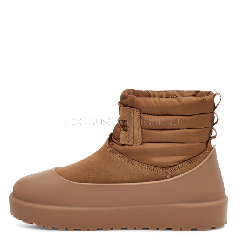 UGG Mens  Classic Mini Lace-Up Weather Chestnut 22
