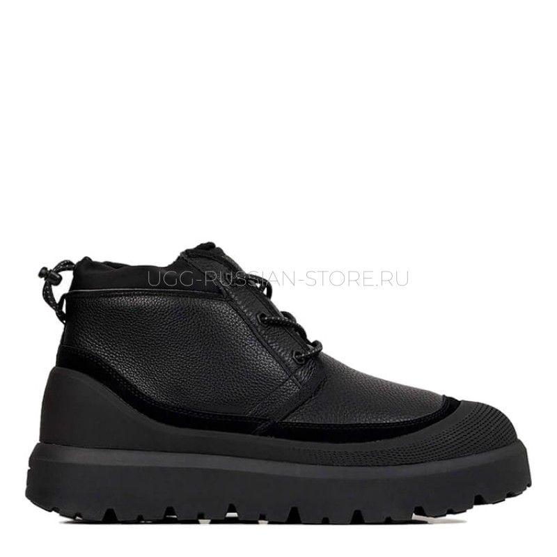 UGG Neumel Hybrid Leather Black 11