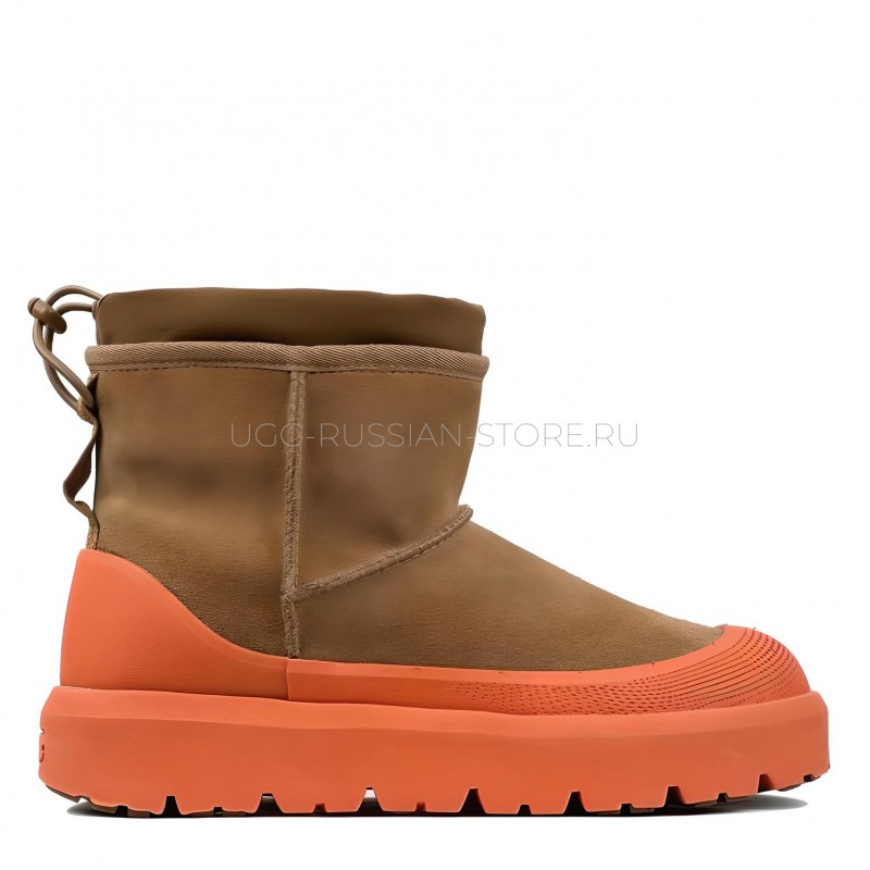 UGG Mens  Classic Mini Weather Hybrid Orange 11