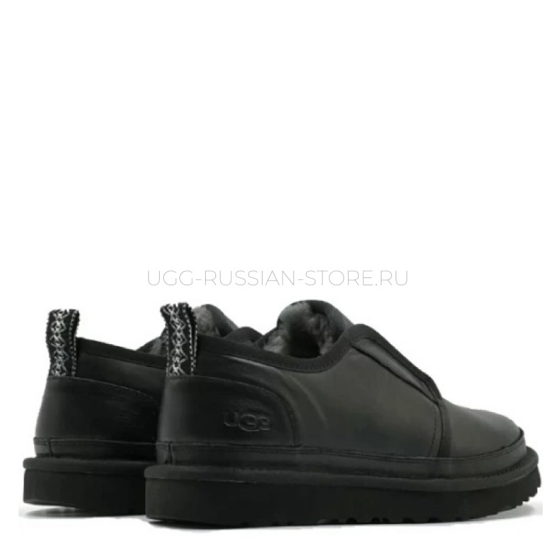 UGG Men's Low Flex Leather Black 22