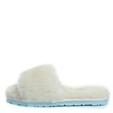 UGG Fluff Slide Slippers White