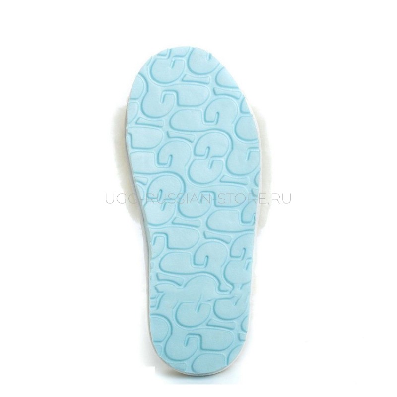 UGG Fluff Slide Slippers White 22