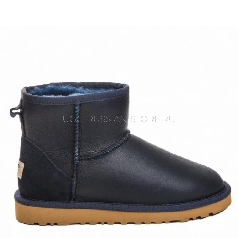 UGG Men's Classic Mini Metallic Navy 11
