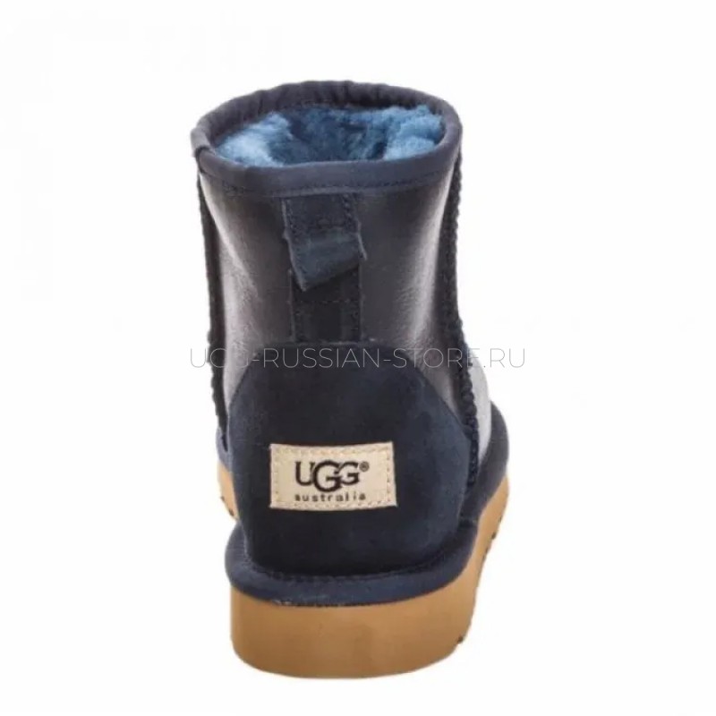 UGG Men's Classic Mini Metallic Navy 22