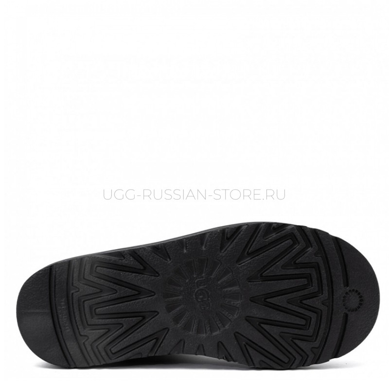 UGG Classic Mini Leather Black 22