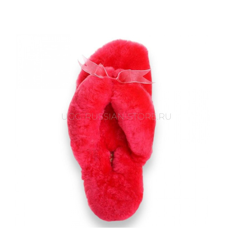 UGG Fluff Flip Flop II Watermelon Red 22