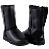 UGG Classic Short Zip Metallic Black