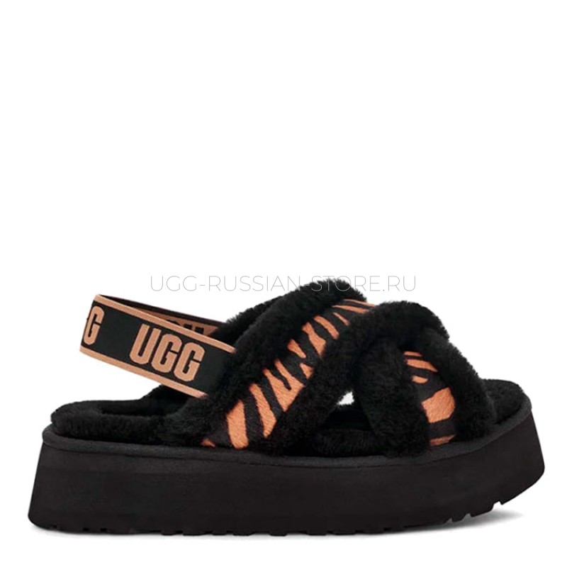 UGG Disco Cross Slide Tiger Print 11