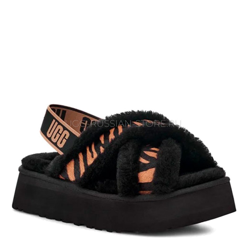 UGG Disco Cross Slide Tiger Print 22