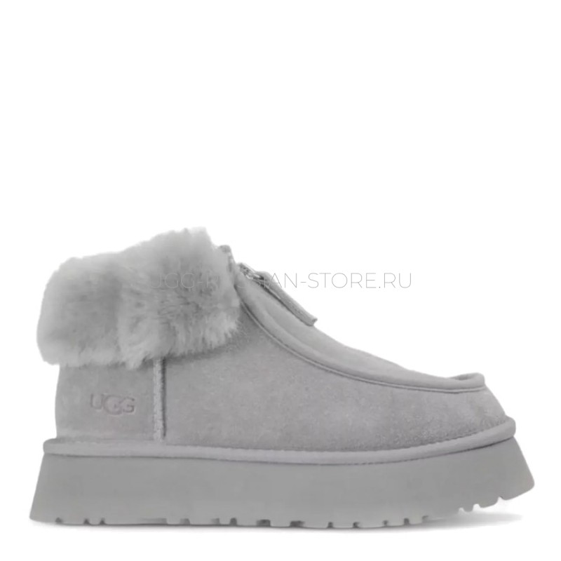 UGG Funkette Platform Boots Grey Violet 11