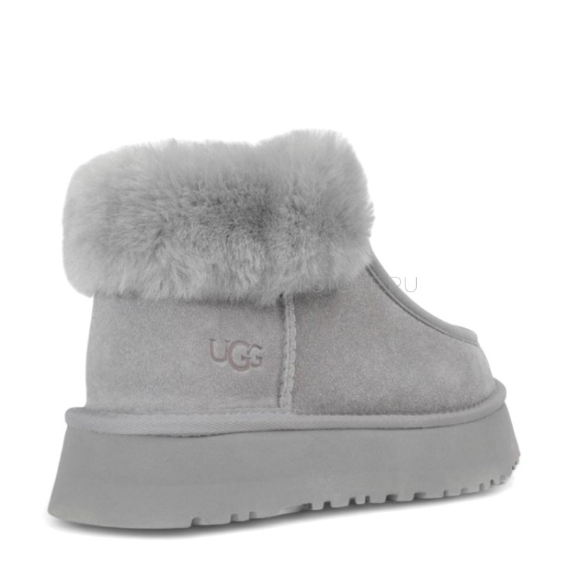 UGG Funkette Platform Boots Grey Violet 22