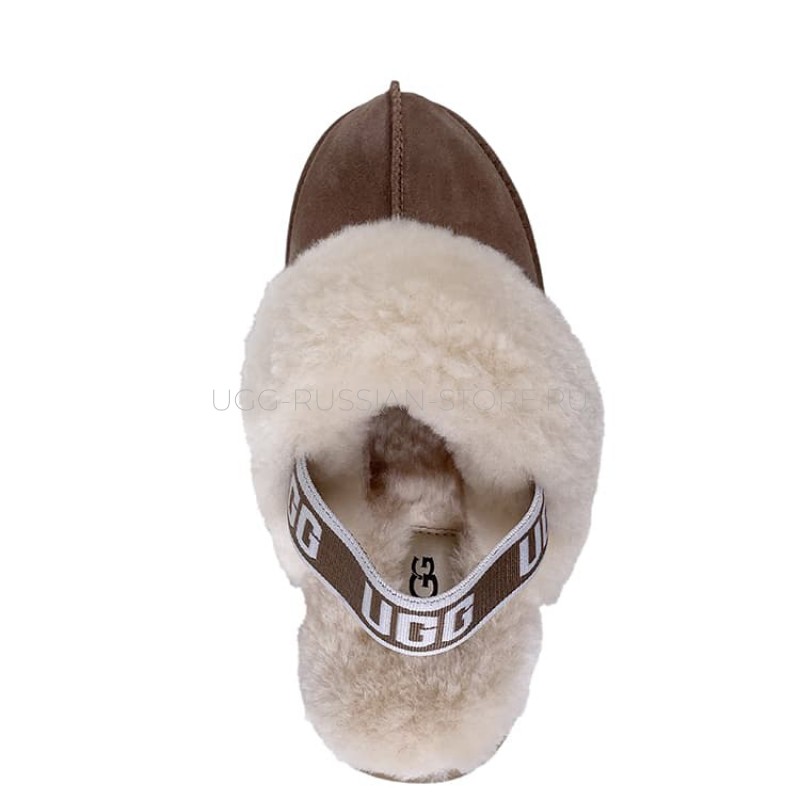 UGG Funkette Suede Platform Cappuccino 22
