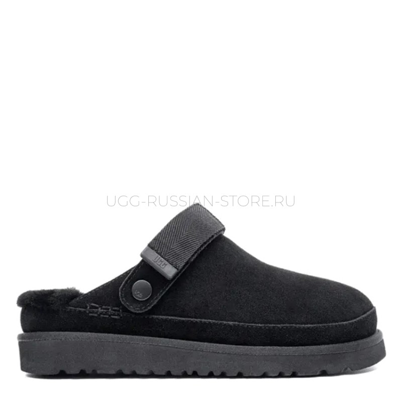 UGG Goldenstar Clog Platform Black 11