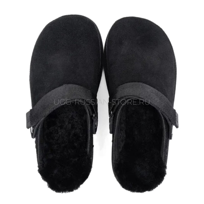 UGG Goldenstar Clog Platform Black 22
