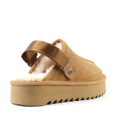 UGG Goldenstar Clog Platform Chestnut