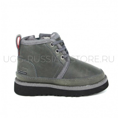 Kids Classic Neumel II ZIP Leather Grey