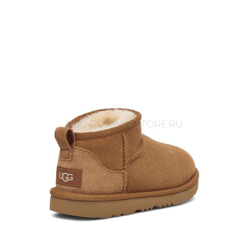 UGG Kids Classic Ultra Mini Chestnut 22
