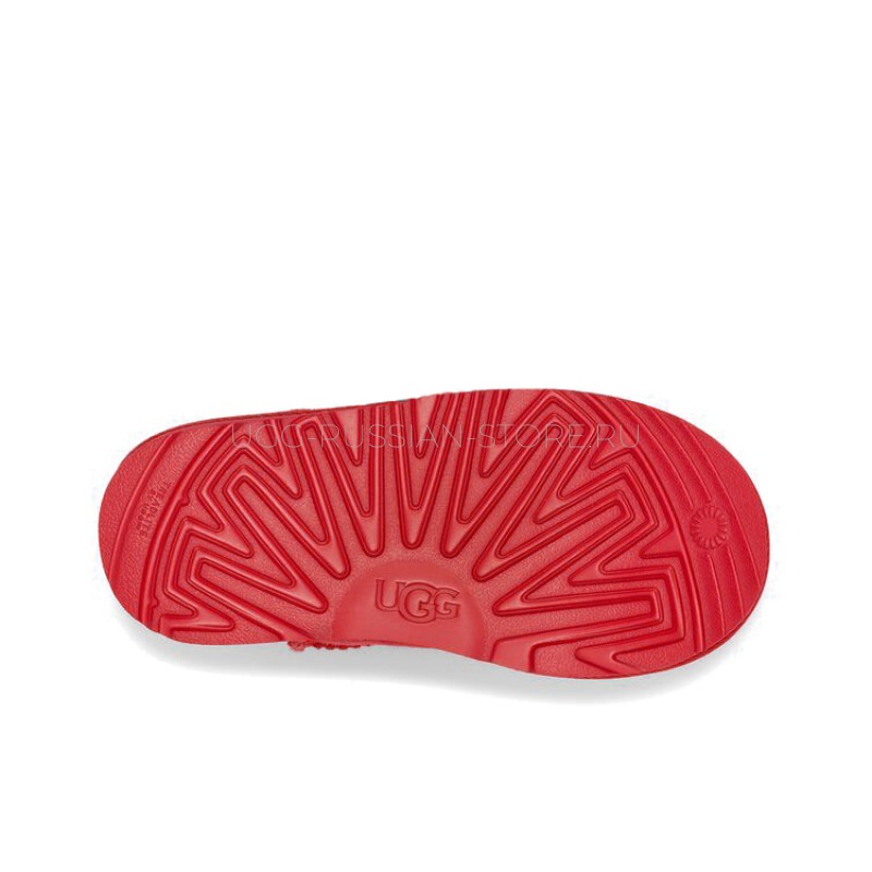 UGG Kids Classic Ultra Mini Samba Red 22