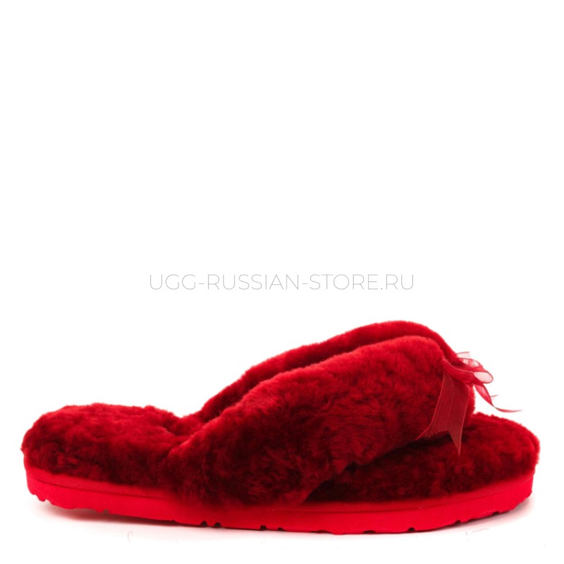 UGG Fluf Fflip Flop Bordo 11
