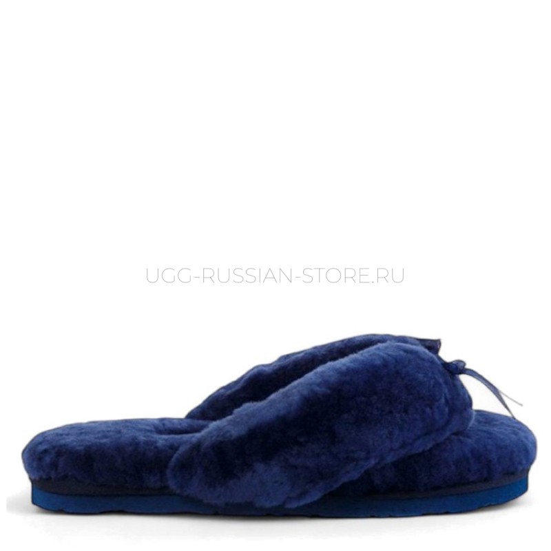 UGG Fluf Fflip Flop Navy Blu 11
