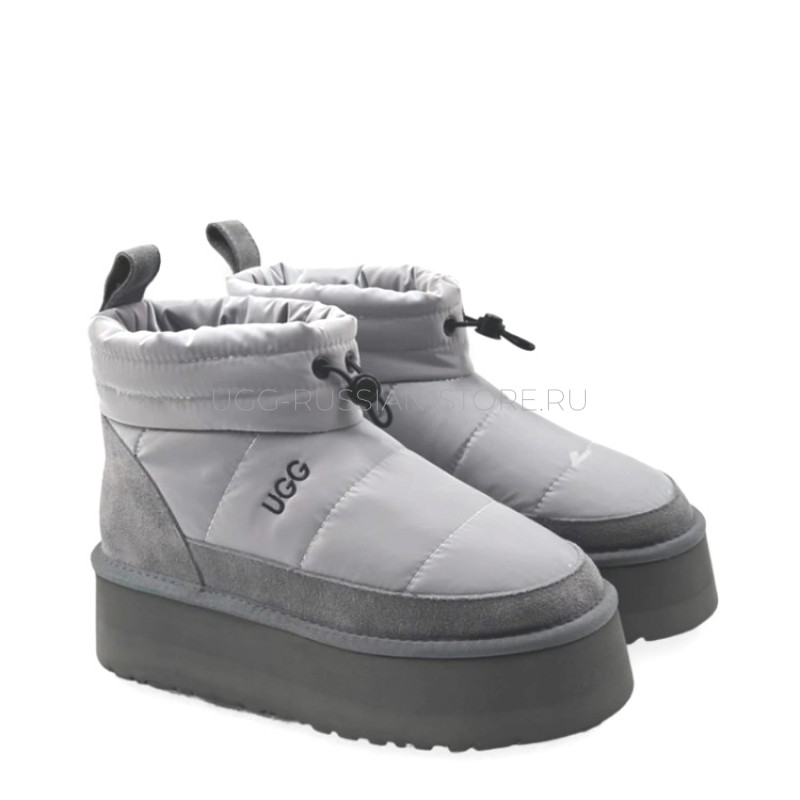 UGG Obba Platform Grey 22