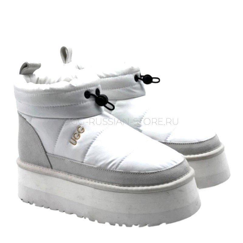 UGG Obba Platform White 22