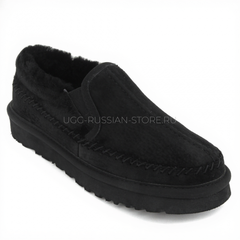 UGG Stitch Slip On Black 22