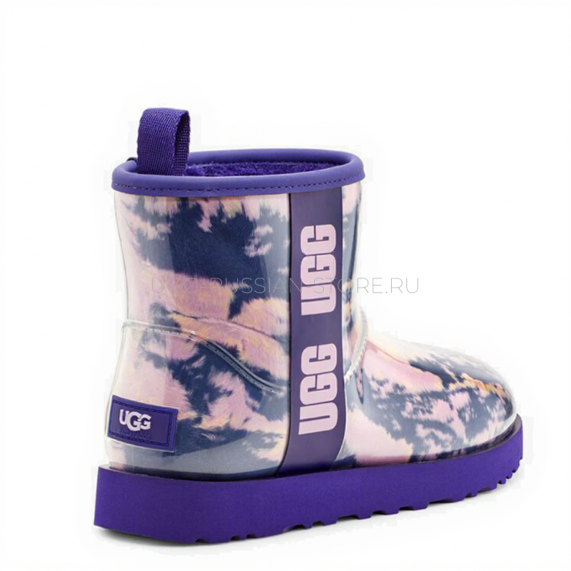 UGG KIDS Classic Clear Mini Marble Violet Night 22
