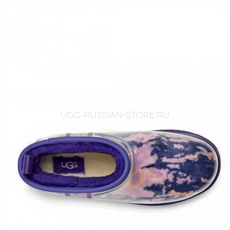 UGG KIDS Classic Clear Mini Marble Violet Night 22
