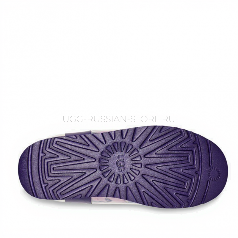 UGG KIDS Classic Clear Mini Marble Violet Night 22