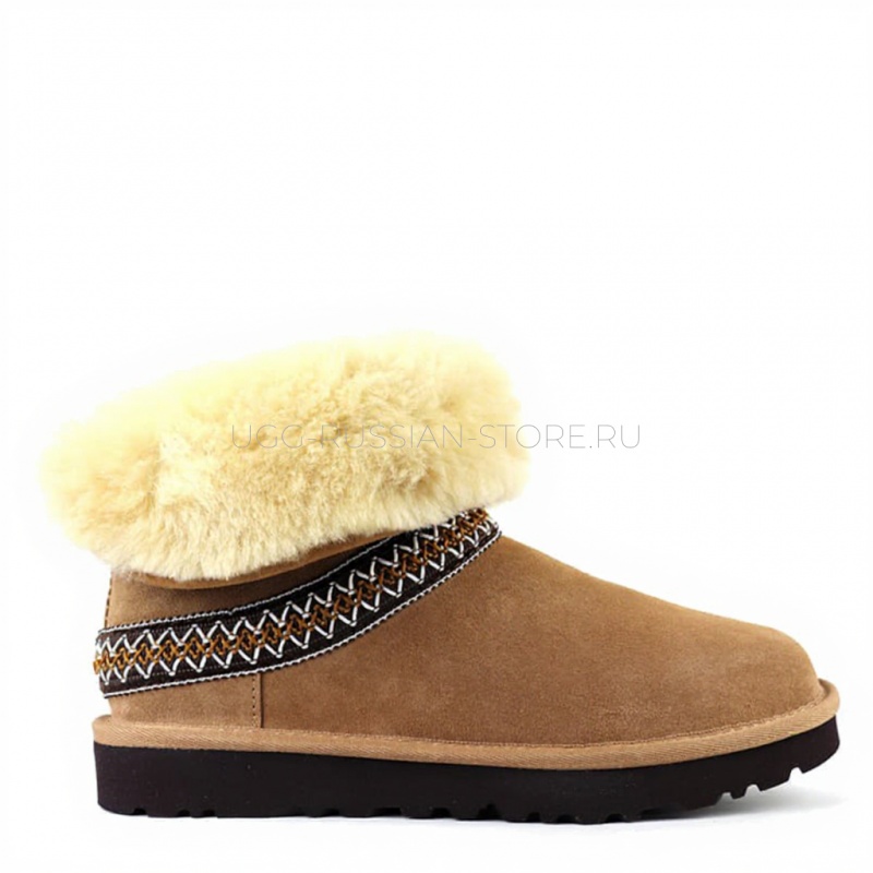 UGG Classic Short Crescent Chestnut 22