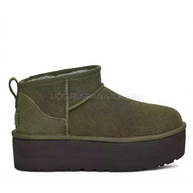 UGG Classic Ultra Mini Platform Burnt Olive 11