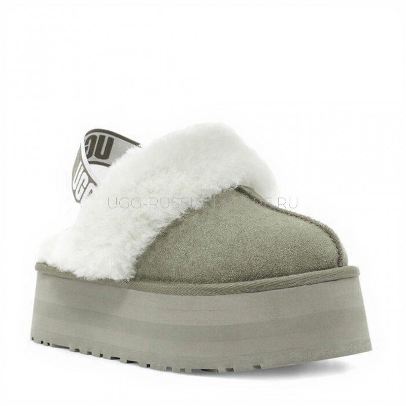 UGG Funkette Suede Platform Grey Violet  22