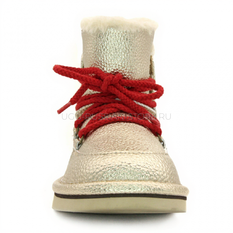 UGG Jimmy Choo Louge  Leather Gold Mini 22